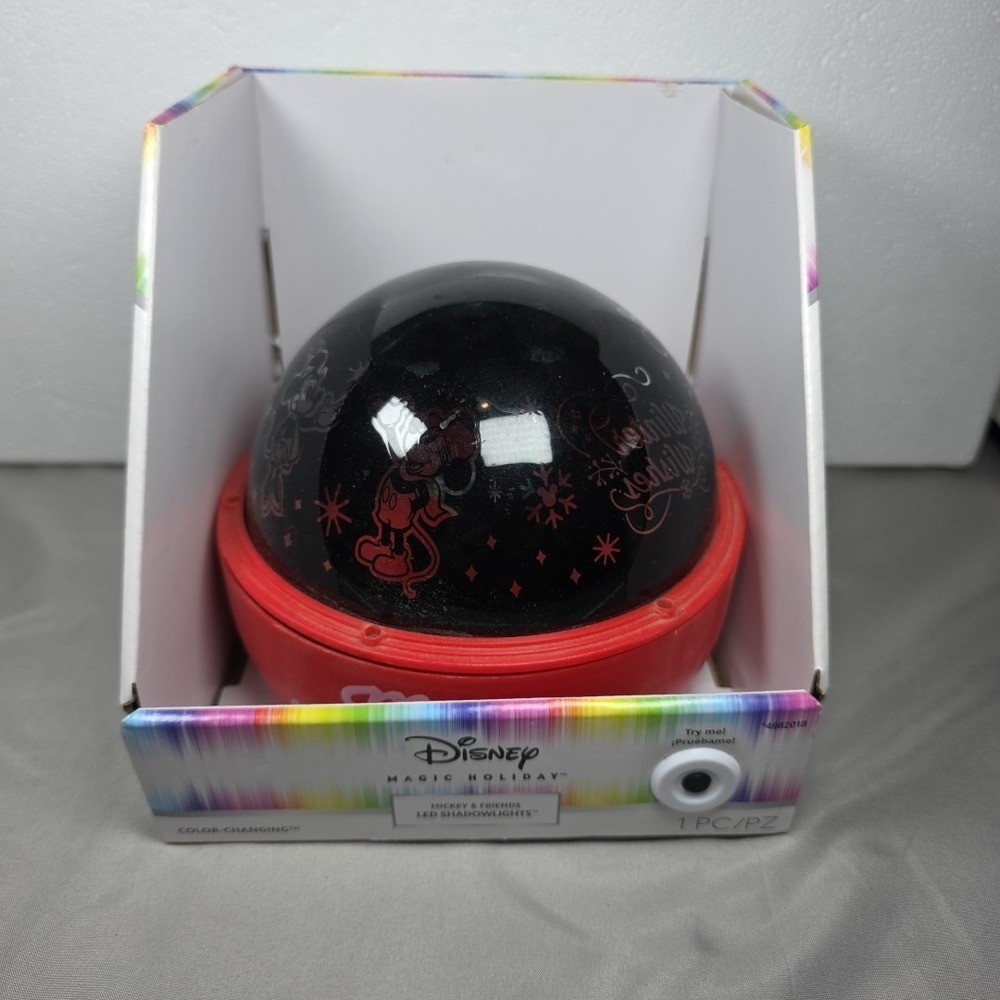 Disney Magic Holiday  LED Projection Rotating Tabletop Indoor Light